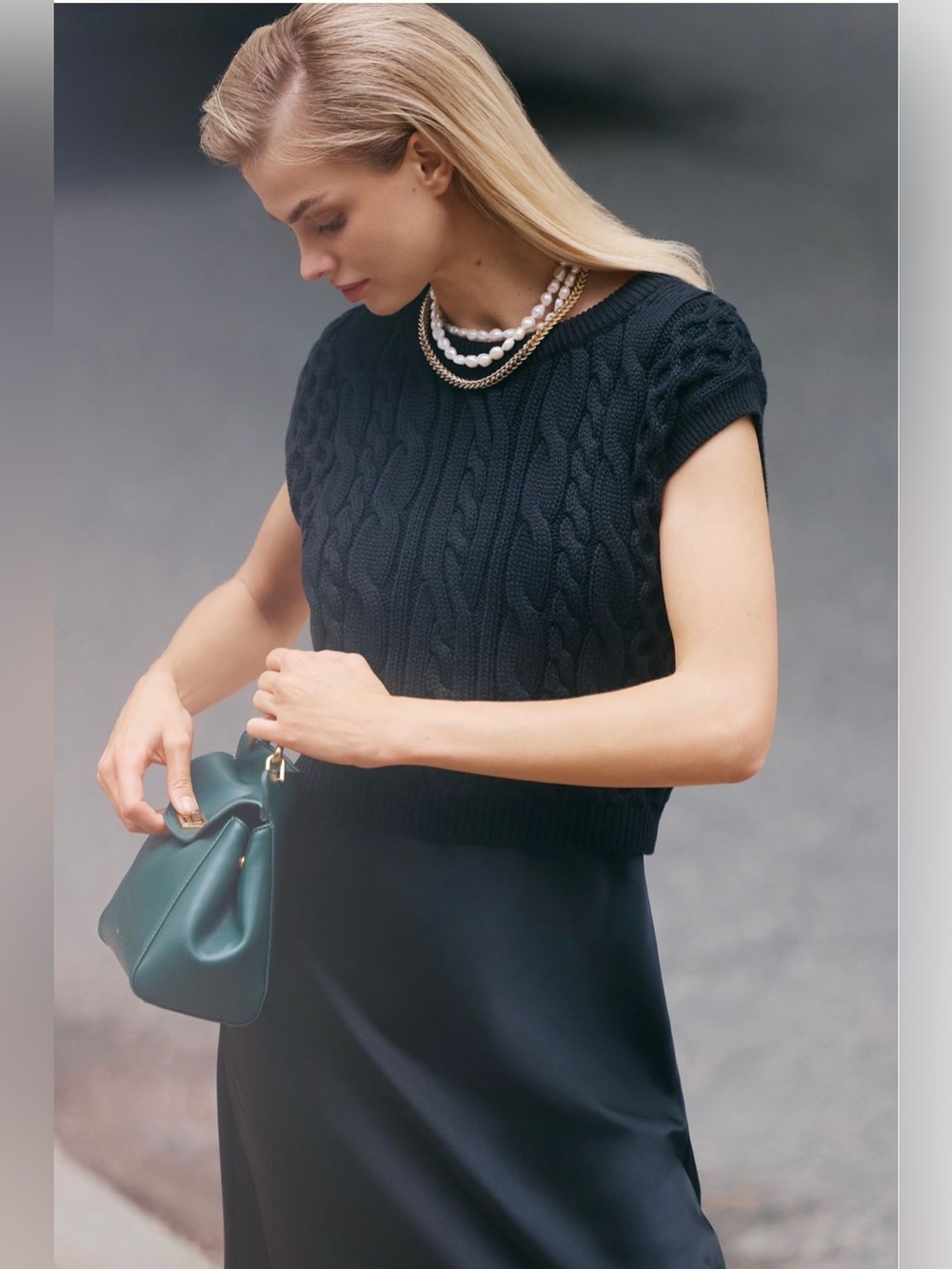 Anthropologie The Gemini Cap-Sleeve Sweater + Tank Dress Set - Picture 4 of 16